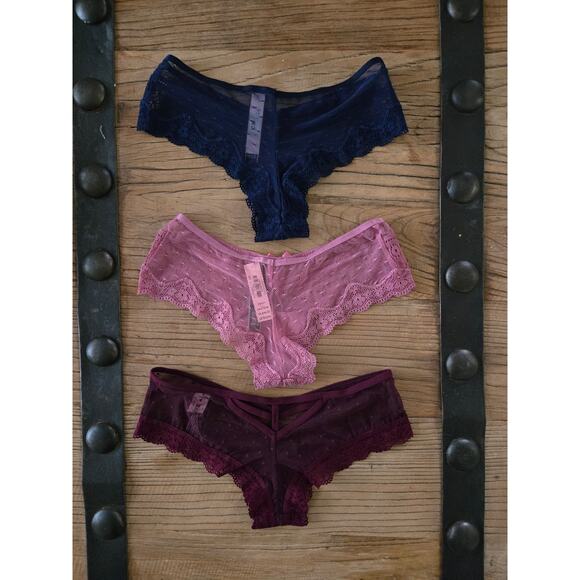 Victoria's Secret Very Sexy Cheeky Hipster Panty Bundle sz xSmall New - Picture 5 of 5